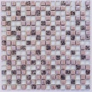 Мозаика Plaza 300x300 1.5x1.5 стекло/камень