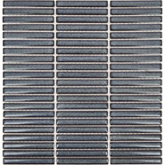 Мозаика KST3-5R керамика 28.4х29.5 см Imagine Lab глянцевая чип 11х90  мм, серый