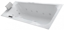 Акриловая ванна Jacob Delafon E5BC214R-00 г/м Doble с системой Luxe, спинные форсунки справа /170x75/ (бел)