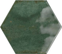 Настенная плитка Hope Hex Olive Glossy 15x17.3 глянцевая керамическая