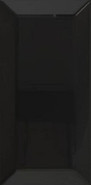Настенная плитка Biselado Classic Black Br 7.5x15 глянцевая керамическая