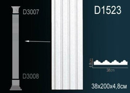 Пилястра D1523 (5) Перфект полиуретан
