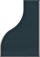 Настенная плитка Curve Ink Blue Matt 8,3x12 Equipe матовая керамическая 28864