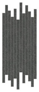 Мозаика Boost Mineral Tarmac Brick 30x60 керамогранит матовая, черный AIG3