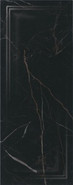 Настенная плитка 7201 Алькала Черный Панель 20x50 Kerama Marazzi глянцевая керамическая