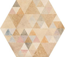 Декор Hexagono Benenden Multicolor керамогранит