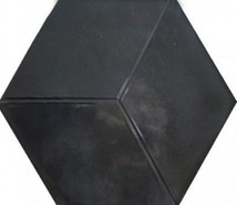 Керамогранит Kingsbury Negro 19,8х22,8 глазурованный, глянцевый