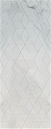 Декор Porcelanite Dos Decor. 1212 Blanco 40x120 Diamond глянцевый керамический