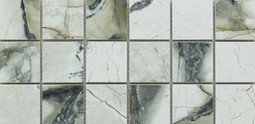 Мозаика MK.InvWh1530RM_6.5 mm 15х30 керамогранит матовая, серый