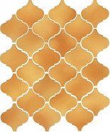 Настенная плитка 65009 Арабески Майолика Желтый 26x30 Kerama Marazzi глянцевая керамическая