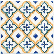 Декор STG/A469/5232 Капри Майолика 20х20 Kerama Marazzi глянцевый керамический