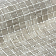 Мозаика Ezarri Creamstone 50 Safe стекло 36.5х36.5 см матовая, антислип чип 50х50 мм, бежевый