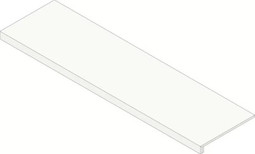 Ступень фронтальная Forte dei Marmi Panda White Scal. Front. 33x80 керамогранит матовая 620070002416