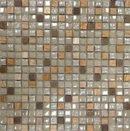 Мозаика Lavada Beige 1.5x1.5 стекло/камень 30x30