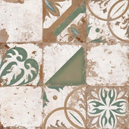 Керамогранит Memory 7 Verde Brillo 58х58 El Molino матовый, рельефный (рустикальный) универсальная плитка 78901607