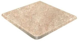 Ступень угловая Petra Round. Anti-Slip Beige 33x33 керамогранит матовая Gres de Aragon 00000040527