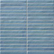 Настенная плитка Kromo Pencil Teal 35х35 La Platera матовая керамическая 00000040897