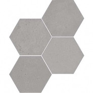 Керамогранит Concrete Hexagon Ash Grey (114687) 20х23 Wow глазурованный, матовый универсальный