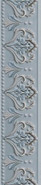 Бордюр VT/C292/12000R Фару Голубой матовый обрезной 5.5х25 Kerama Marazzi керамический