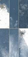 Настенная плитка FS Tradition Brick Blue 20x40 см Peronda 30898 глянцевая керамическая