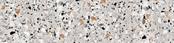 Подступенок Evia Terrazzo Серый, 15х60 керамогранит матовый ProGRES Ceramica