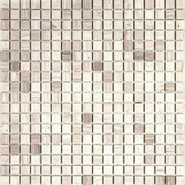Мозаика 7M032-15P мрамор 30.5х30.5 см Natural Mosaic Adriatica полированная чип 15х15 мм, серый