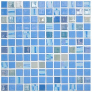 Мозаика Astra Blue Голубой (на сетке)