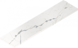 Ступень угловая Stellaris Statuario White Scalino 33x120 Angolare Sx керамогранит матовая Italon 620070002605