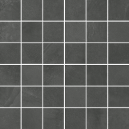 Мозаика Континуум Петрол керамогранит 30х30 см матовая, черный 610110001022