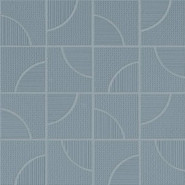Мозаика Aplomb Denim Mosaico Arch 32x32 керамика матовая, синий A6SO