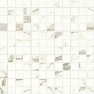 Мозаика Marvel Calacatta Prestigio Mosaico Lapp 30x30 керамогранитная