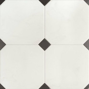 Керамогранит Betera Black-White 58x58 R El Molino матовый напольная плитка УТ-00036815