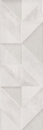 Настенная плитка Delice White 25х75 матовая, рельефная (структурированная) керамическая