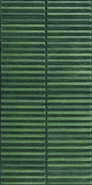 Настенная плитка Homey Stripes Green Glossy 30х60 Piemme глянцевая, рельефная (структурированная) керамическая 5233