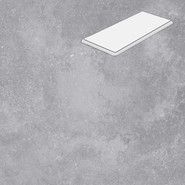 Ступень угловая с фаской R20 Blue 33х60 керамогранит матовая Lifebrick Limestone