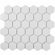Мозаика KHG51-1M керамика 28.4x32.4 см матовая чип 51x59 мм, серый, белый