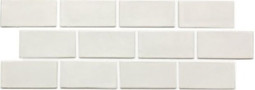 Мозаика PQ73150-03 керамика 31х31.5 см глянцевая чип 73х150 мм, белый