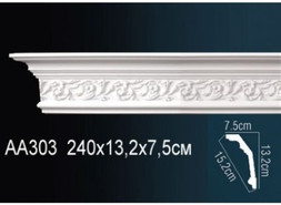Перфект Карниз потолочный с рисунком AA303