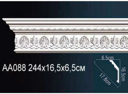 Перфект Карниз потолочный с рисунком AA088