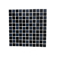 Мозаика стеклянная Aquaviva Сristall Black and Gray 30х30 см матовая чип 25х25 мм, черный 029692