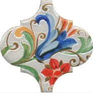 Декор VT/A581/65000 Арабески Тоскана 5 Глянцевый 6.5x6.5 Kerama Marazzi керамический