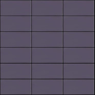Мозаика Seta Prugna керамика 30х30 см Appiani матовая чип 50х100 мм, фиолетовый SET 2007