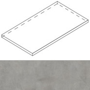 Ступень угловая Luce Ang.Top Sx Acciaio Ret 32x120x4,5x2 матовая керамогранит