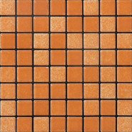 Мозаика Anthologhia Alchechengi керамика 30х30 см Appiani полуглянцевая чип 25х25 мм, оранжевый MOS 7020