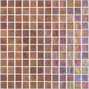 Мозаика Pietra Marron Opal 31,1х31,1 стекло глянцевая, коричневый УТ-00026163