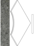 Керамогранит Grey Bor. 60x60 ang. round 30/Грэй Борт.60x60 угл. закр. 30