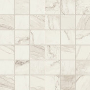 Мозаика Calacatta Smooth Mosaico (756682) керамогранит 30х30 см Casa Dolce Casa Stones and More 2.0 сатинированная чип 50х50 мм, белый, серый