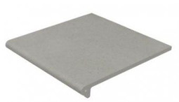 Ступень фронтальная Gres De Aragon Cotto Peldano Redondo Gris 33x33 матовая