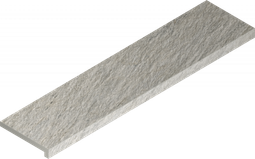 Ступень фронтальная Magma Silver Scalino 60 Front 33x60 керамогранит структурированная Italon x2 620070003027