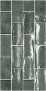 Настенная плитка Altea Pine Green 7,5x15 Equipe глянцевая керамическая 27612